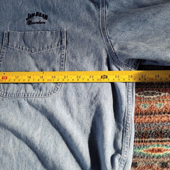Jim Beam denim long sleeve shirt. - Picture 11 of 12